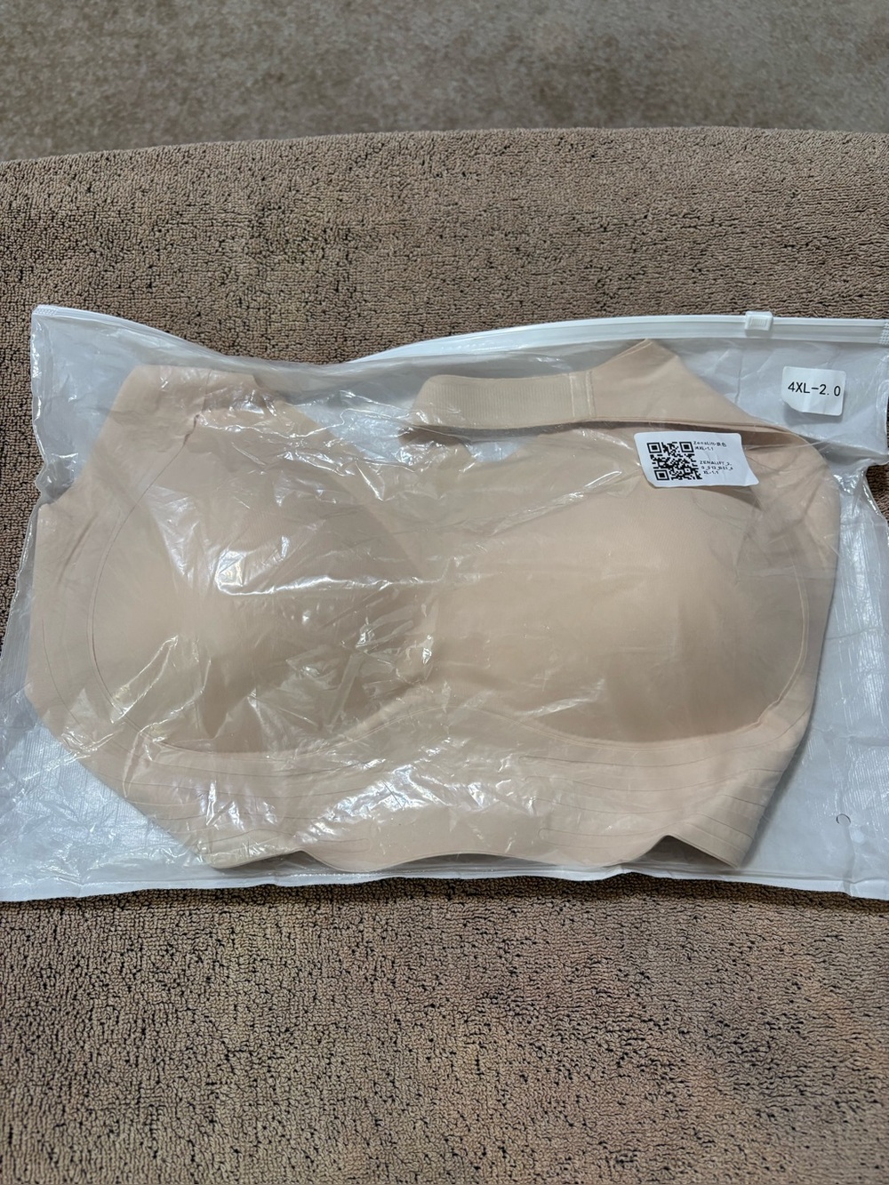 SHAPERMINT Wireless Jelly Bra 4XL